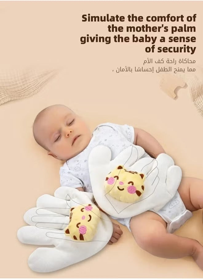 Baby Soothing Palm - Mom-Like Hand-Shaped Infant Anti-Startle Jump Sleep Aid Pillow