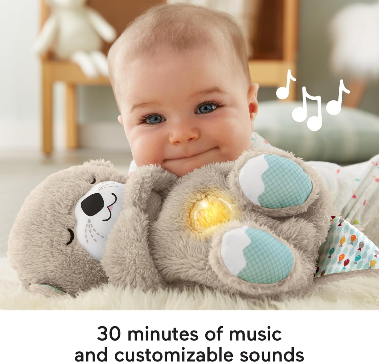 Portable Otter Plush Sound Machine