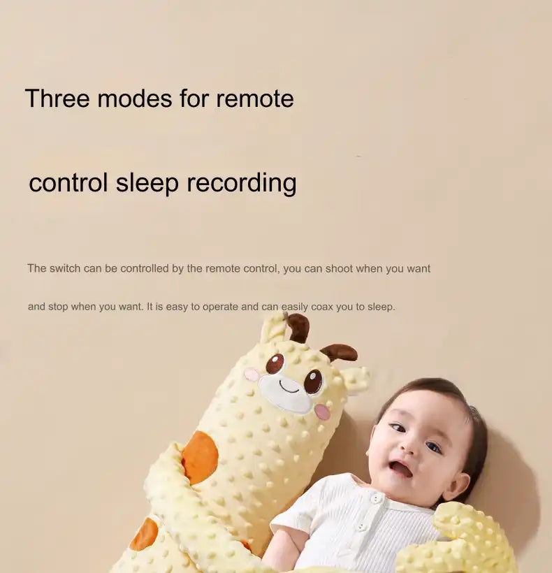 MEACAOFG Baby Soothing Pillow Toy - Soft Comfort Plush for Newborns & Infants