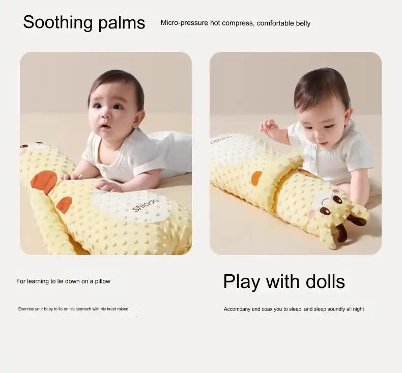 MEACAOFG Baby Soothing Pillow Toy - Soft Comfort Plush for Newborns & Infants