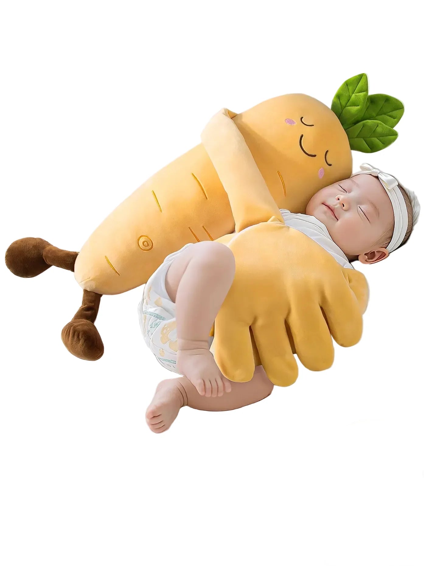 MEACAOFG™ Baby Banana Teether - Safe Silicone Teething Toy for Infants 0-12 Months moon