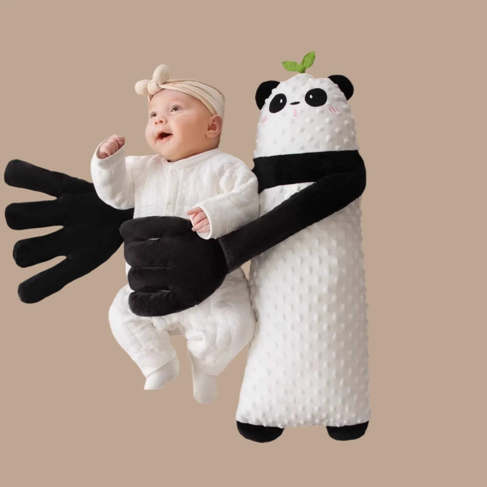MEACAOFG Baby Soothing Pillow Toy - Interactive Sensory Comfort Doll for Infants 0-12 Months